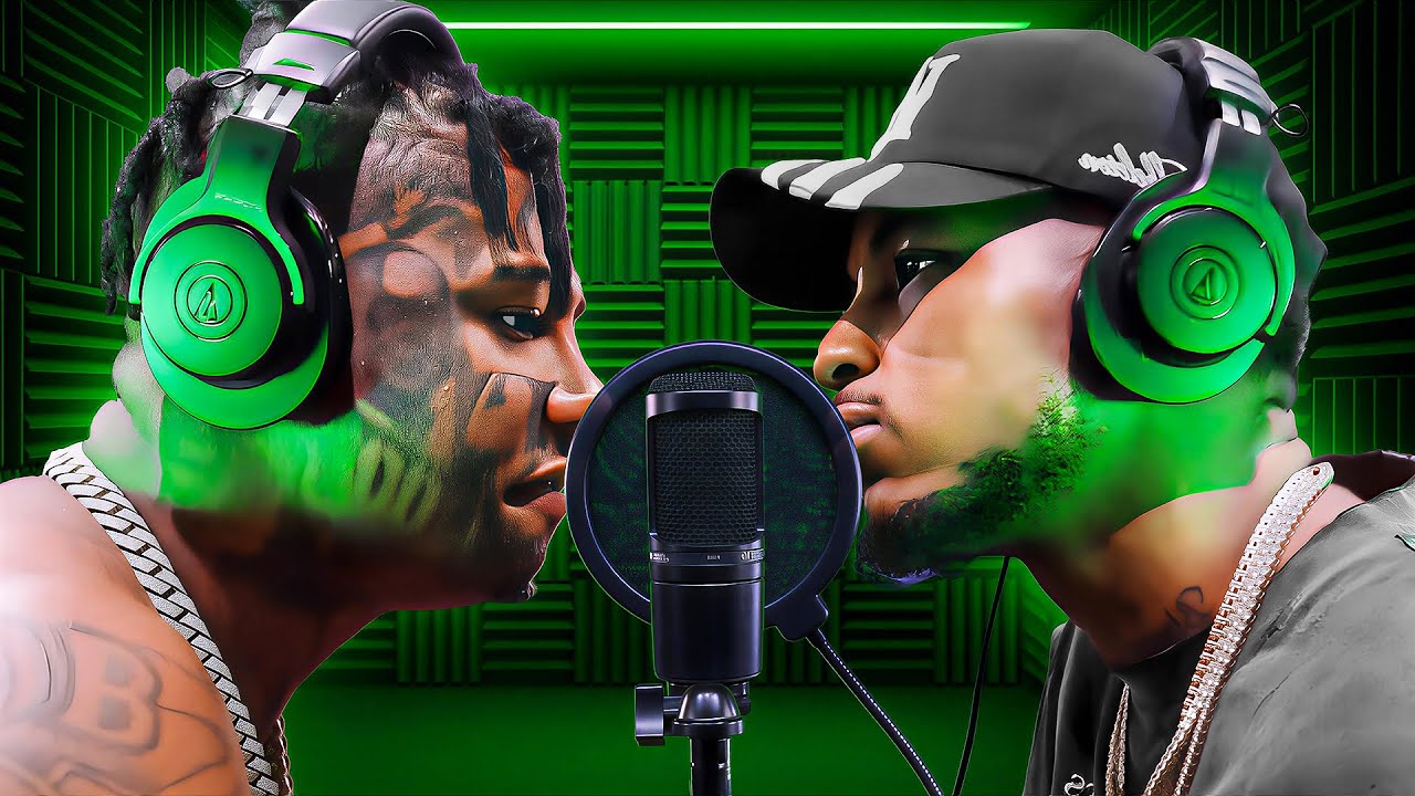 DDG x Blueface Collab Album Studio Session!