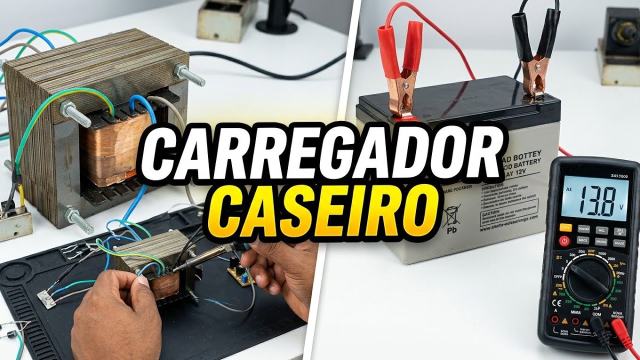 como fazer carregador de bateria p/2