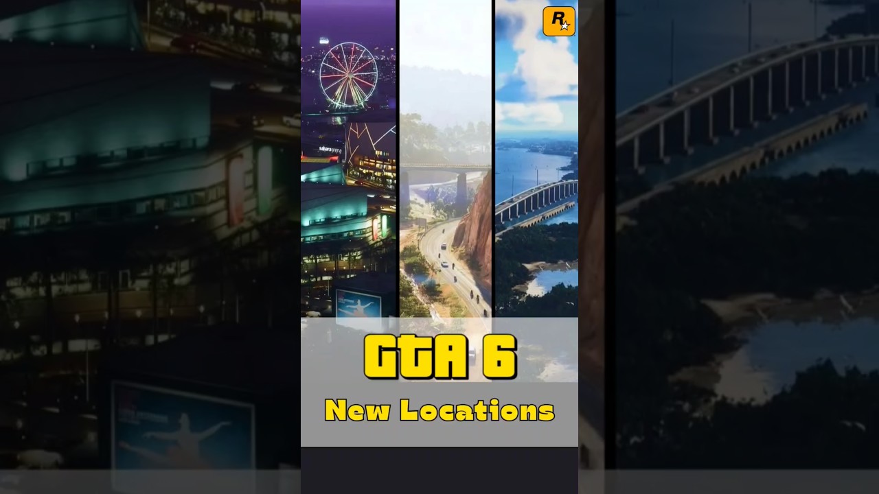 GTA 6 New Locations 🔥😍 #gta6 #gta6trailer #gta