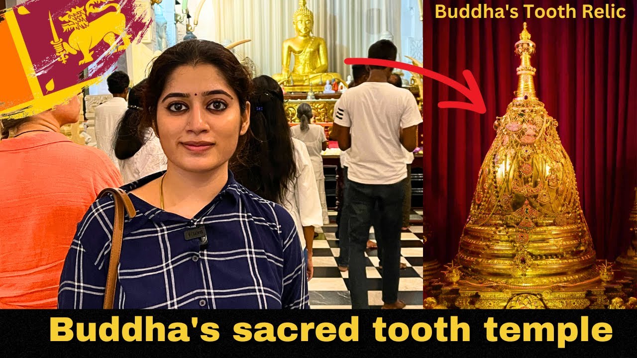 Buddha's sacred tooth temple | தலதா மாளிகை | Kandy Srilanka 🇱🇰 | தமிழ் | Sam & Prasi ❤️ | VLOG 2