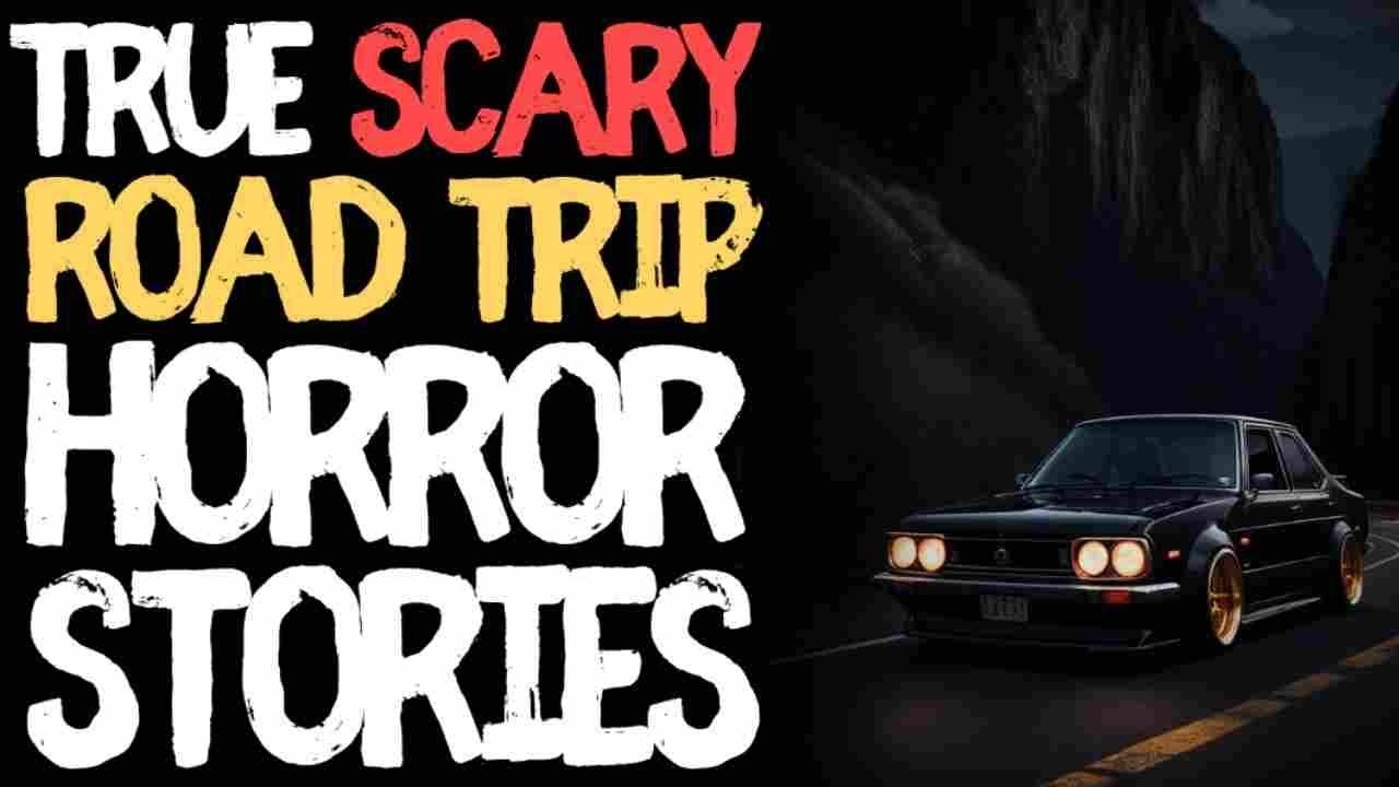 30 mins of True Road Trip Scary Horror Stories for Sleep | Black Screen with Rain Sounds