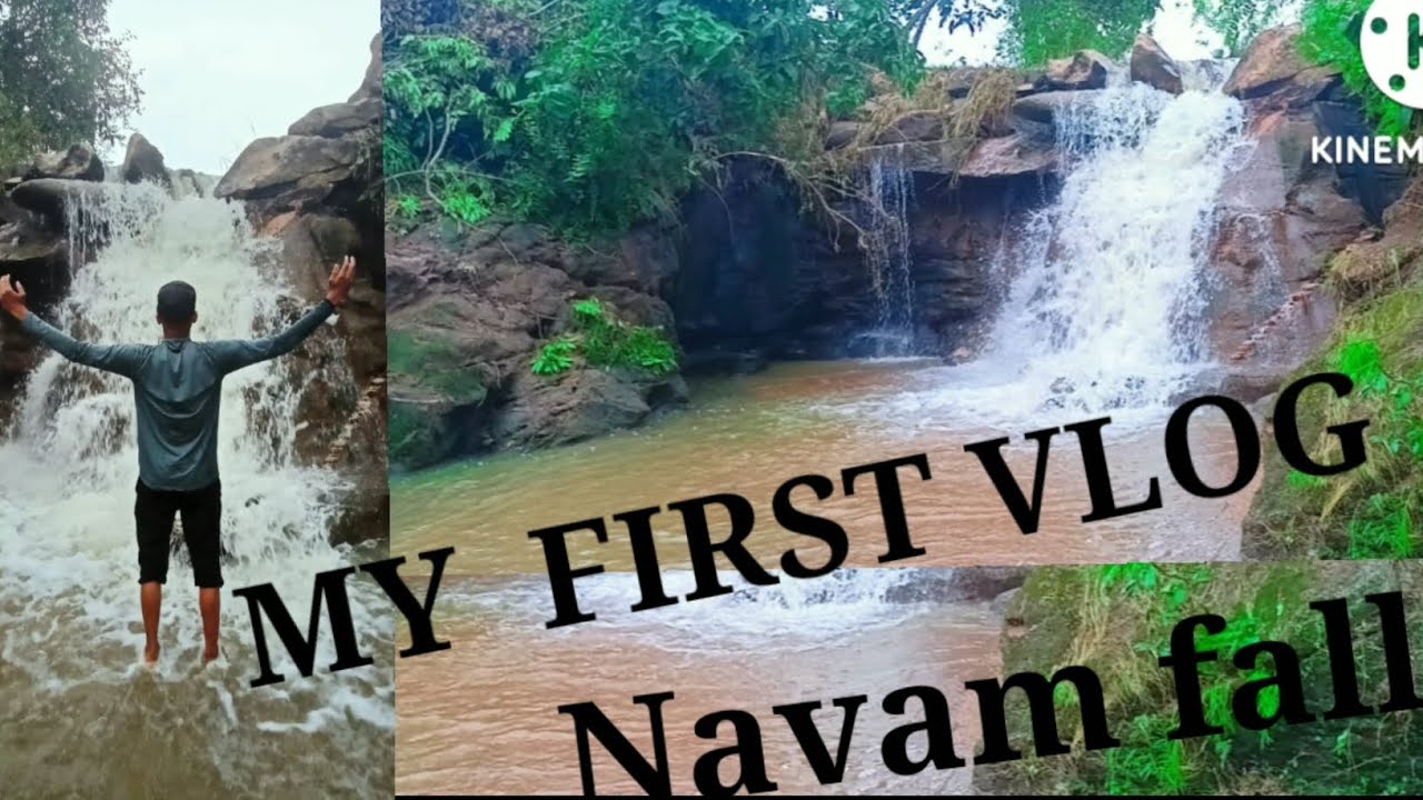 MY FIRST VLOG 🔥Navam Waterfall🏞️ Rarha