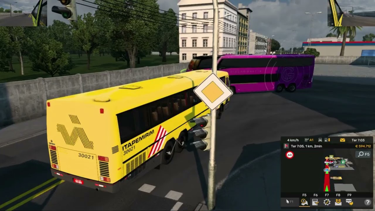 ets2 1.56 Mapa EBR - Ônibus NORMAN MODS - ETS2