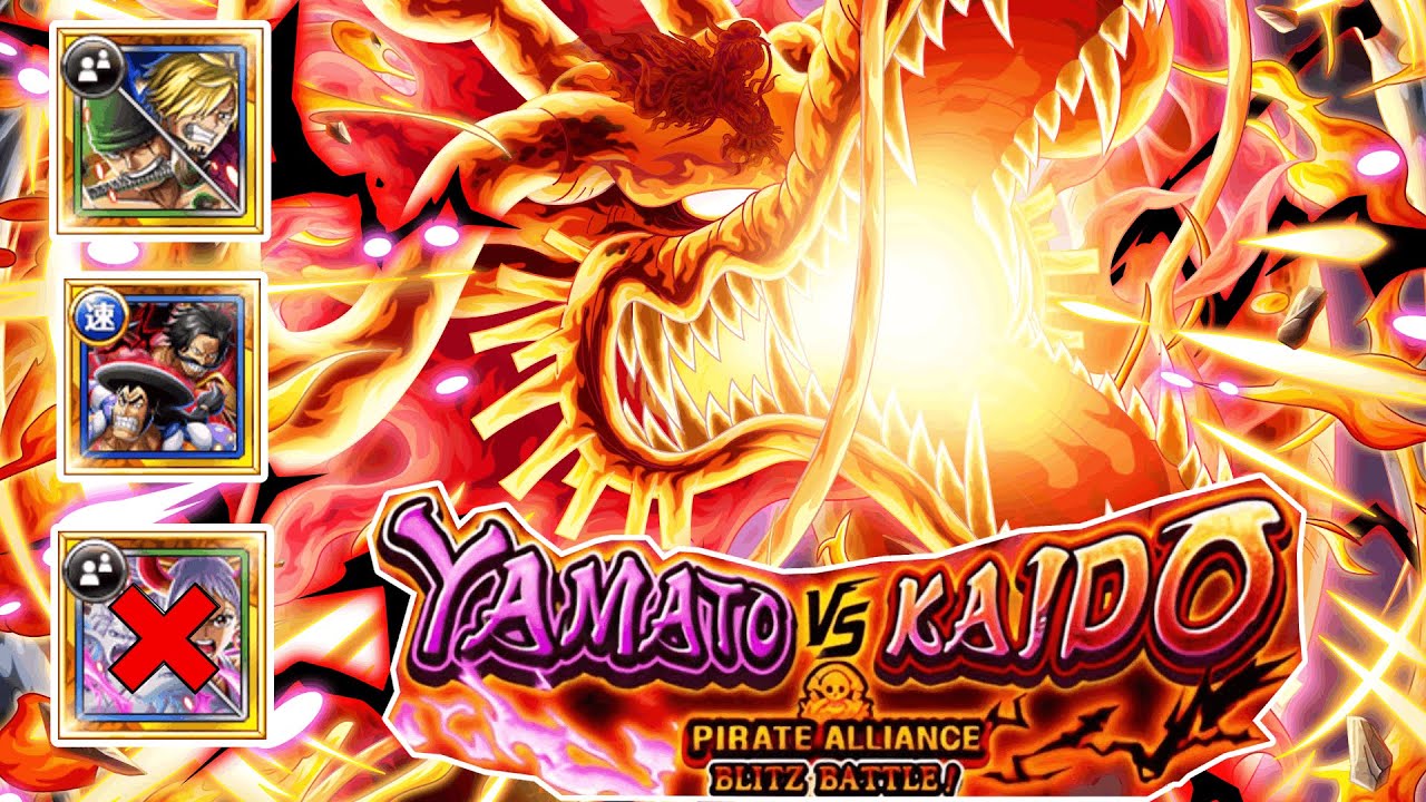 NO YAMATO! 24.03x Points for Blitz Battle vs. Kaido! [OPTC | トレクル]