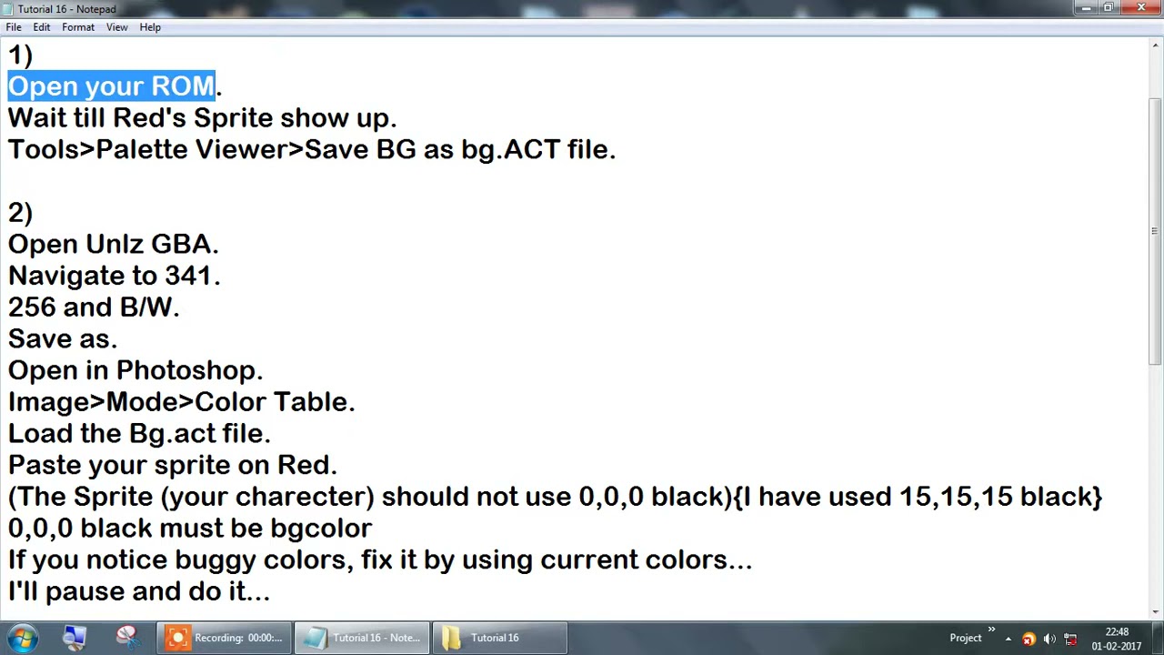 Rom hacking ep-4 how to edit oak's intri sprites like of red (fire red)