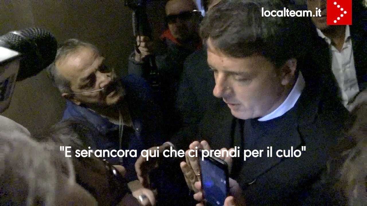 Treno Pd, tappa a Padova: nuove contestazioni. Faccia a faccia Renzi-contestratrice