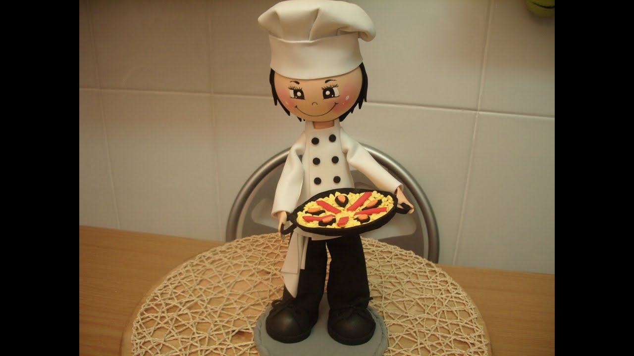 Como hacer un fofucho Cocinero #fofucho #Cocinero