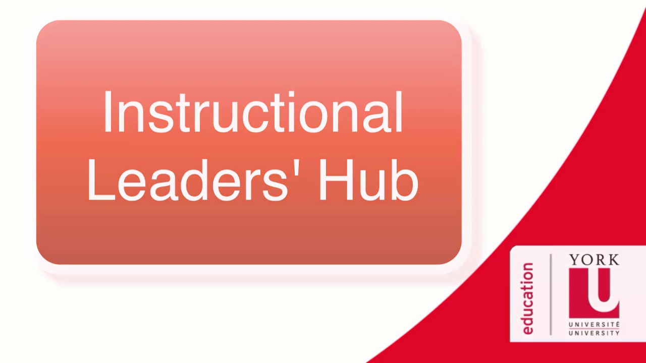 NEW Instructional Leaders' Hub