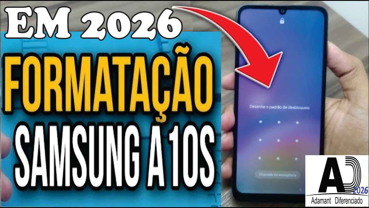 Como formatar SAMSUNG GALAXY A10s   Hard Reset Desbloquear Formatar
