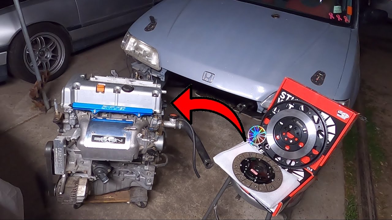 K20a2 Action Clutch Stage 1 + Lightened Flywheel!