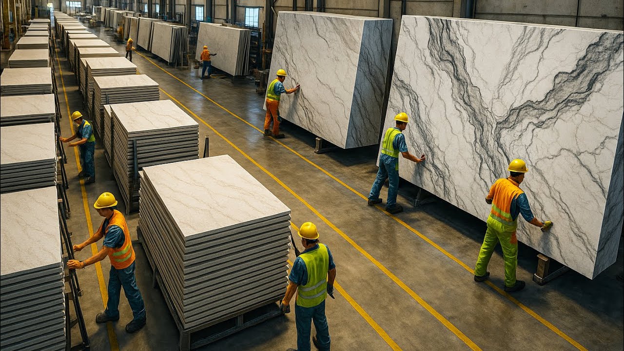 C&oacute;mo se fabrican MILLONES de PLACAS DE CUARZO: de la ARENA al LUJO de miles de millones de d&oacute;lares
