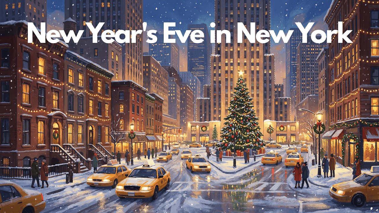 Winter New York | 4K Christmas Ambience