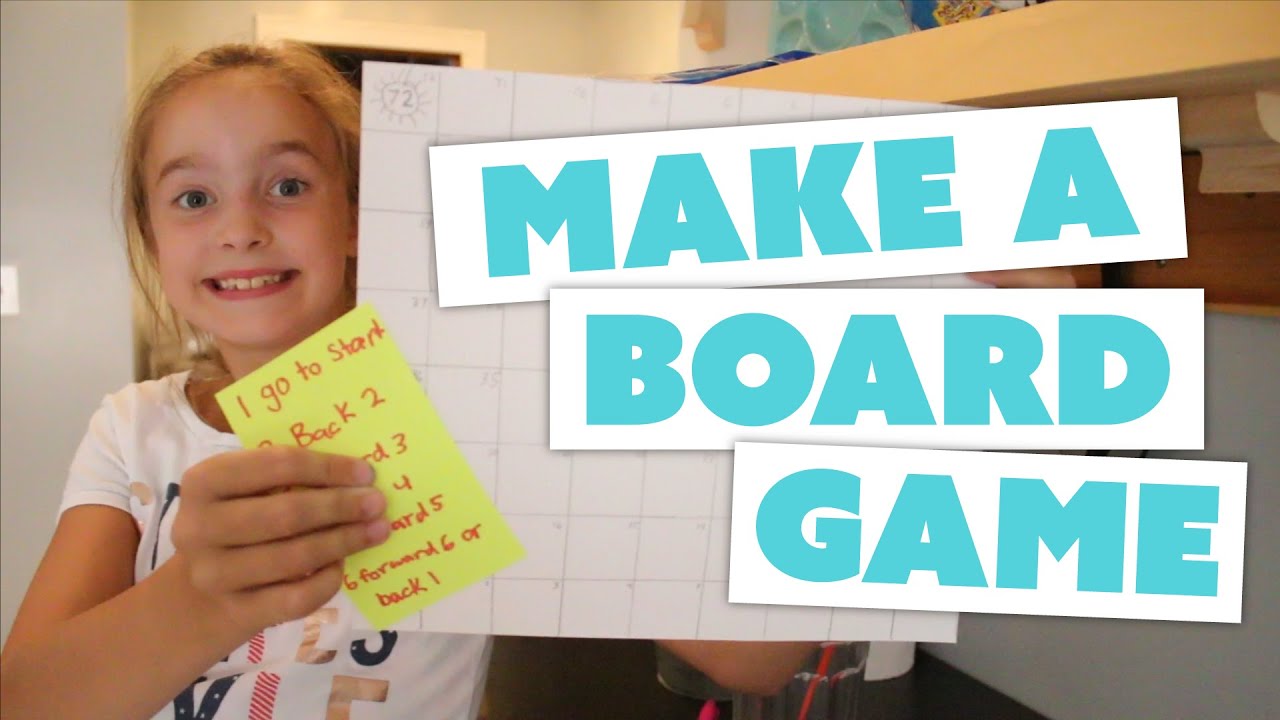 HOW TO MAKE A BOARD GAME at home &ndash; with Lillie