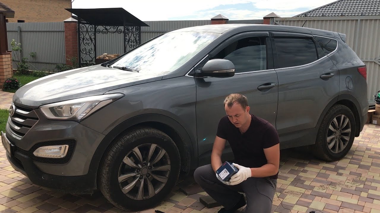 Замена тормозных колодок(накладок) на Хендай Санта Фе(HyundaiSanta Fe), Киа Соренто(Kia Sorento).
