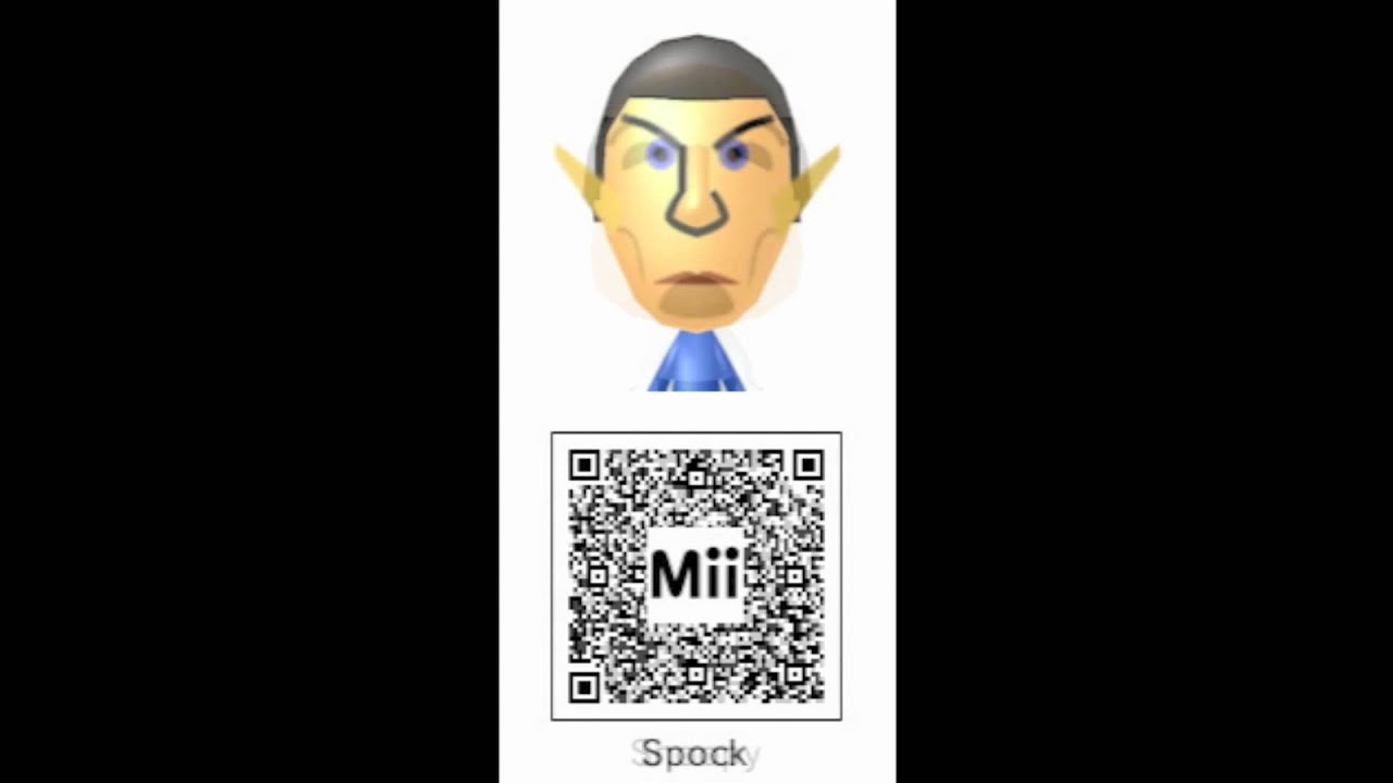 Nintendo 3DS Mii QR Codes Pack 2 - TV and Movie Stars