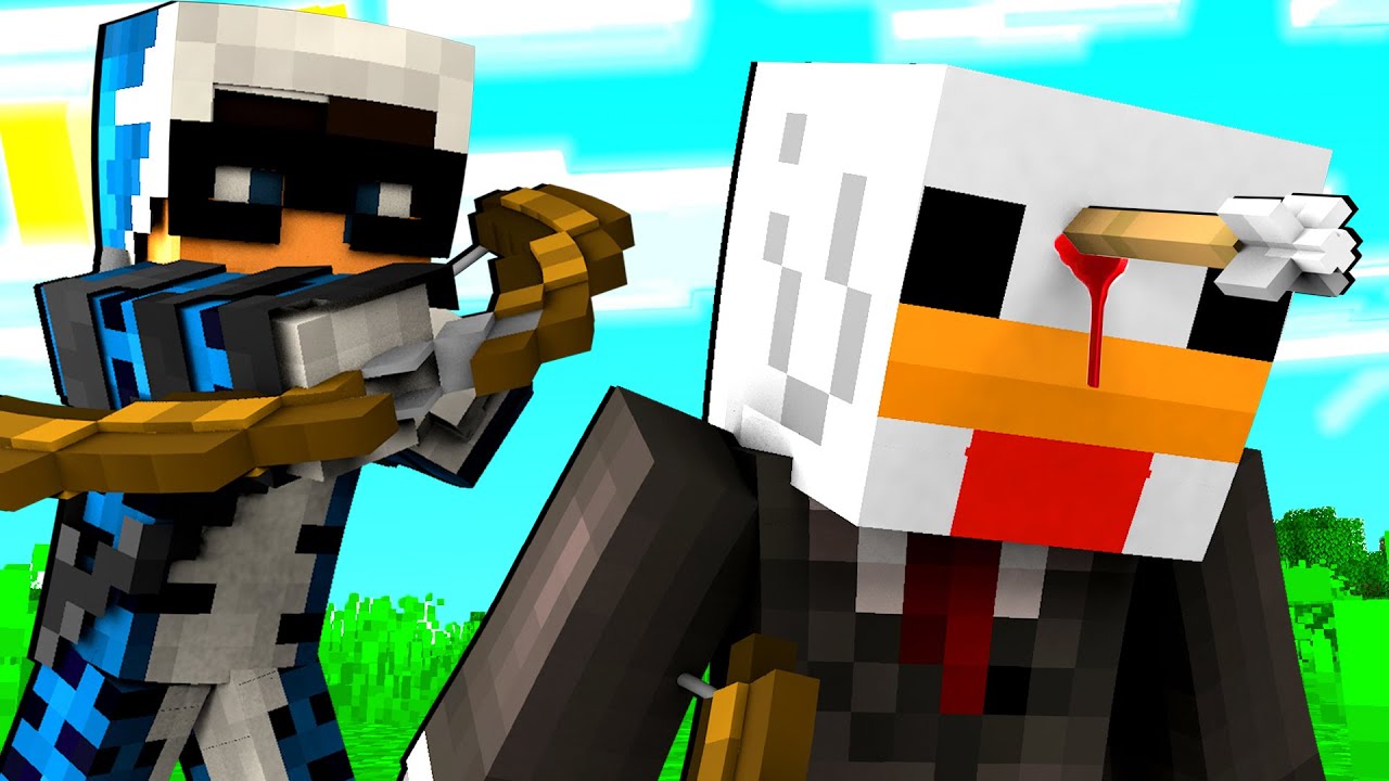 SFIDO BELLAFACCIA AD UN DUELLO CON L'ARCO - MINECRAFT ITA