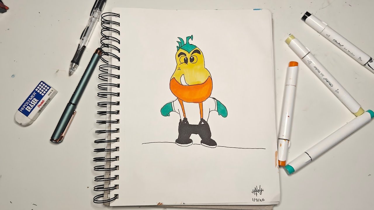 The Wheel Chooses my Drawing (episode 3) Piranha from Bad Guys
