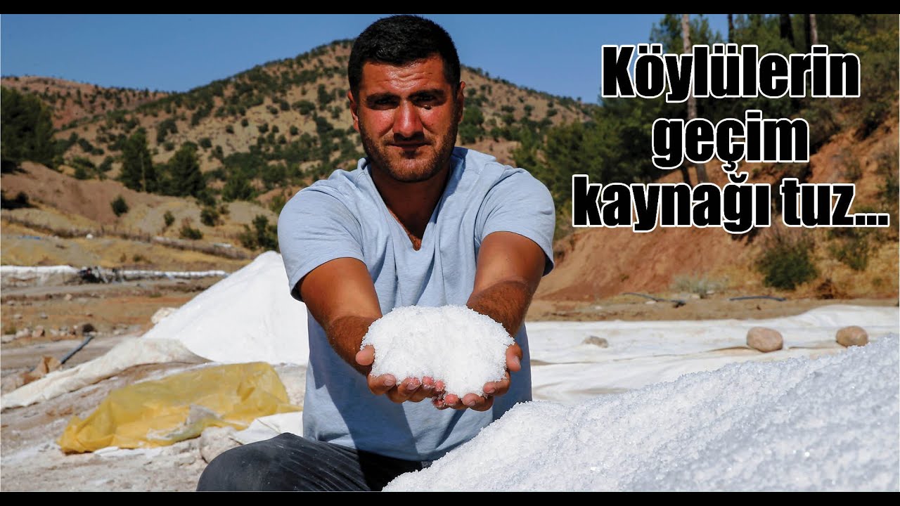 Köylülerin geçim kaynağı tuz…