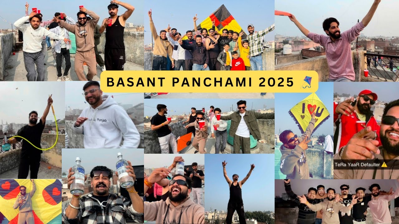 BASANT PANCHAMI 2025 IN DHAN MOHALLA 🪁🔥 | FULL DJ 🔊 | MASTI FUN 🤩 | BEST BASANT EVER ♥️