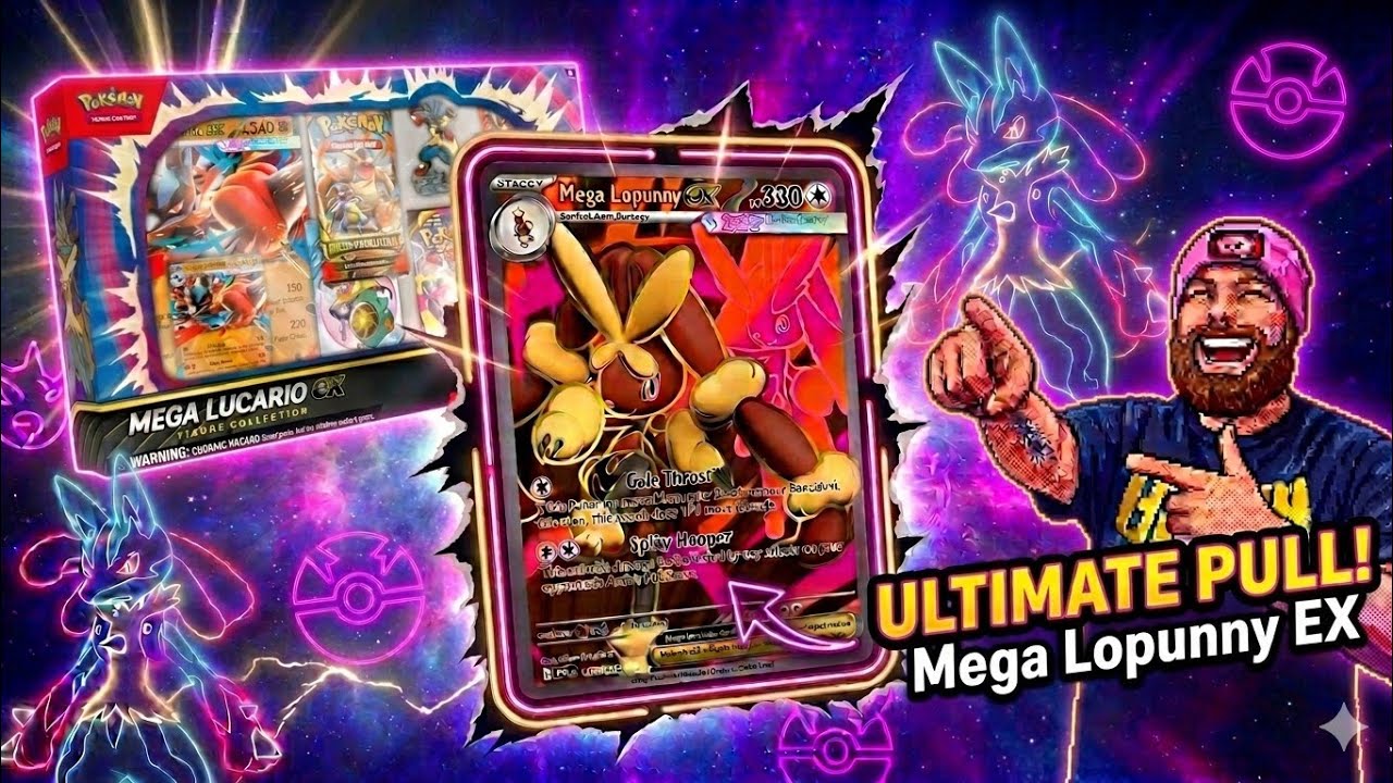 Pokémon TCG: Mega Lucario ex Figure Collection