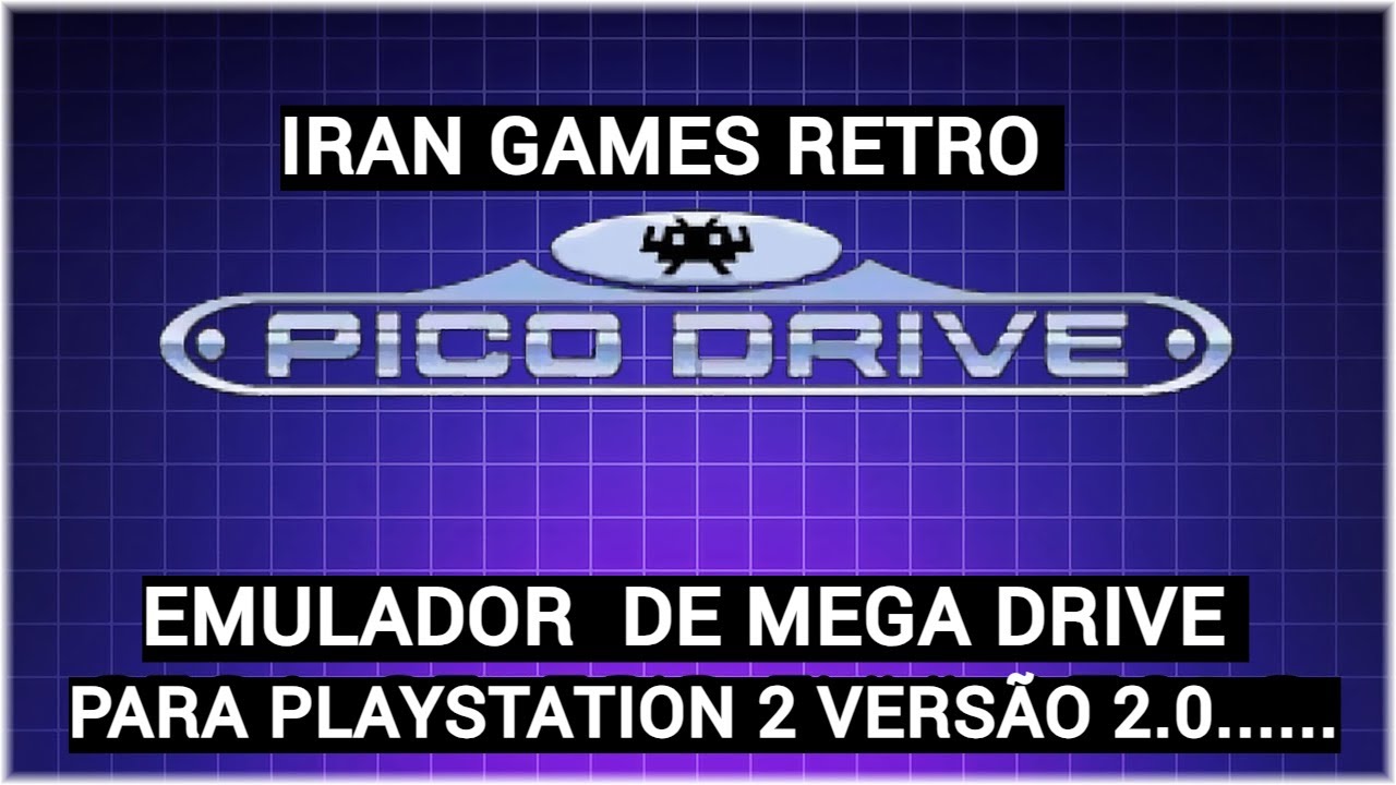 Atualização pico drive 2 0 emulador de   Sega mega drive para Ps2