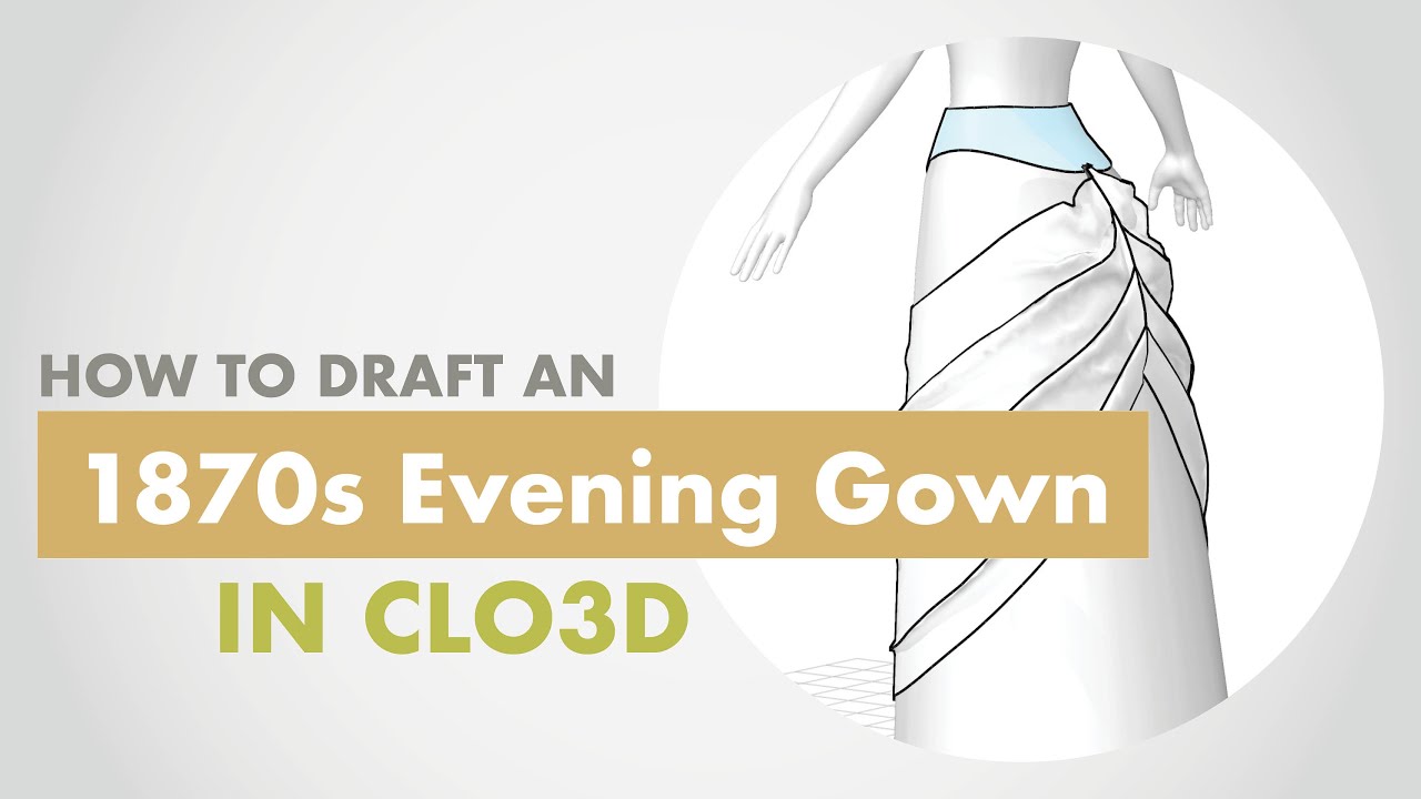 1870s Evening Gown (5/9) - Drafting the Apron