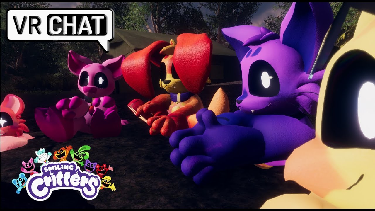 THE SMILING CRITTERS GO CAMPING!!!