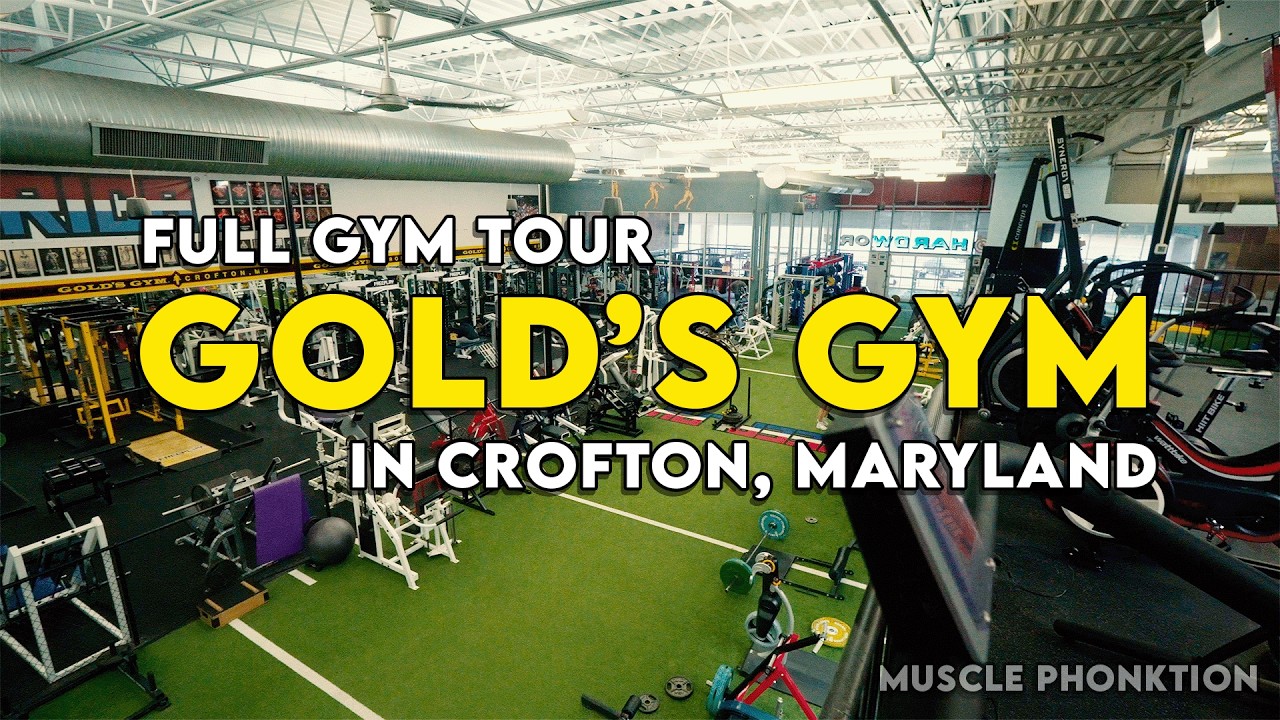 FULL TOUR: Gold’s Gym Crofton (2025) | One of Maryland’s BIGGEST Gyms + INSANE Equipment!