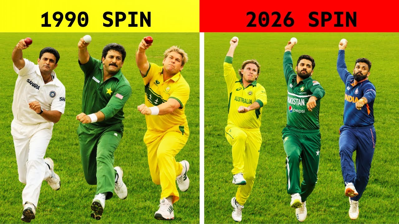 Spin Bowling Legends Face-Off: 1990 VS 2026 | Full Comparison, \The Role Cricket