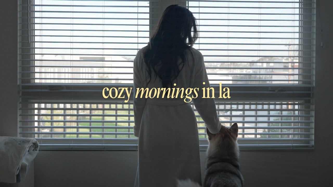 ☕️ cozy mornings in la | miso salmon, coffee experiments, banana bread
