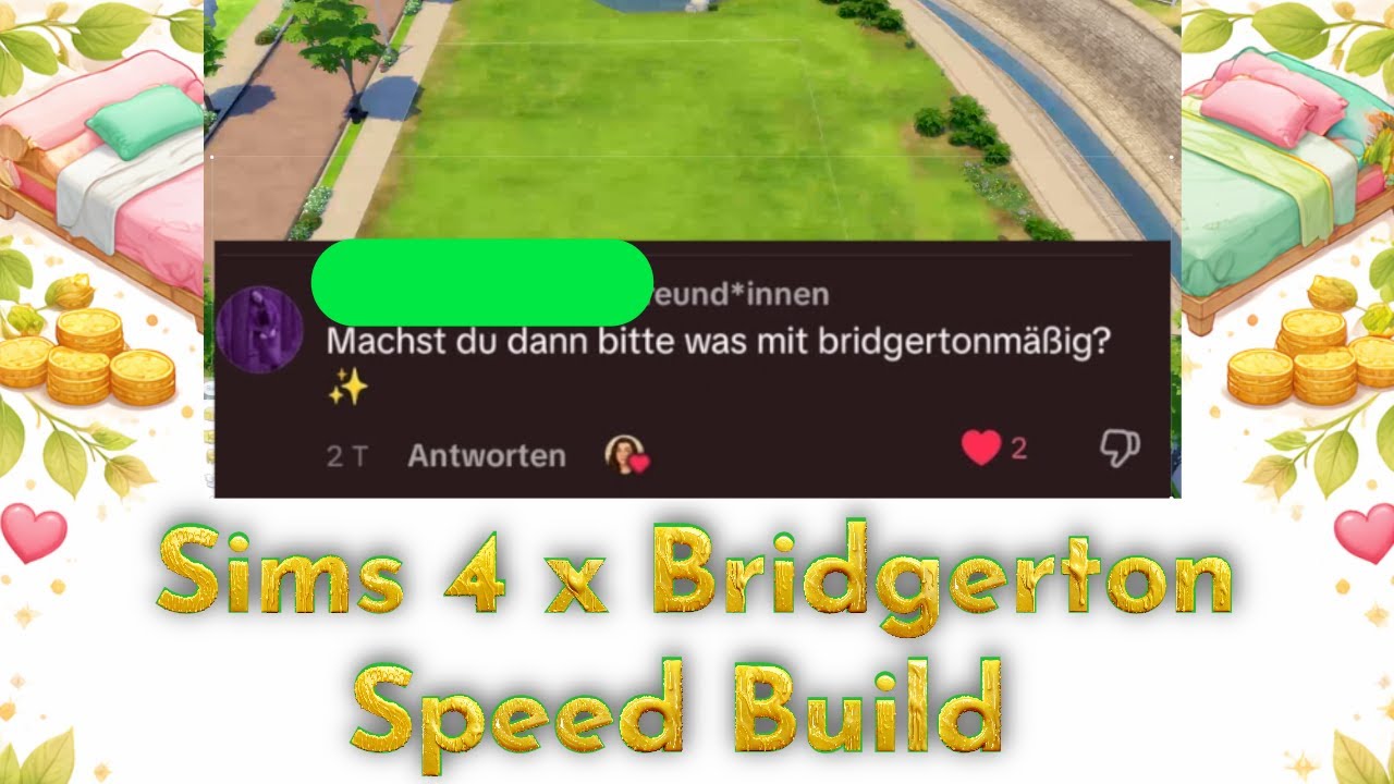 Sims 4 Bridgerton Edition - Speed Build der Fassaden