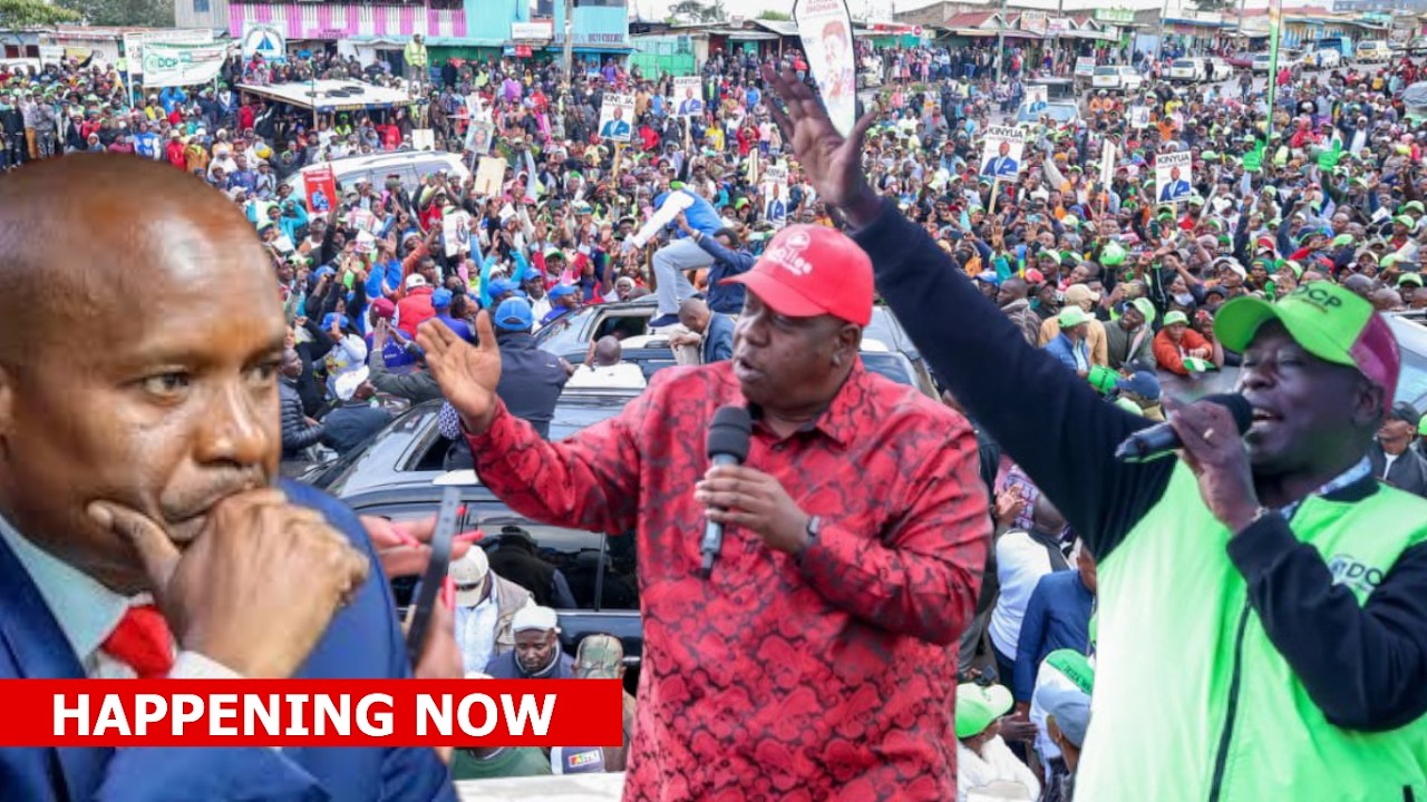 LIVE! GACHAGUA, MATIAGI, KALONZO ROUGHT UP IN MERU AFTER INVADING KINDIKI'S BACK YARD
