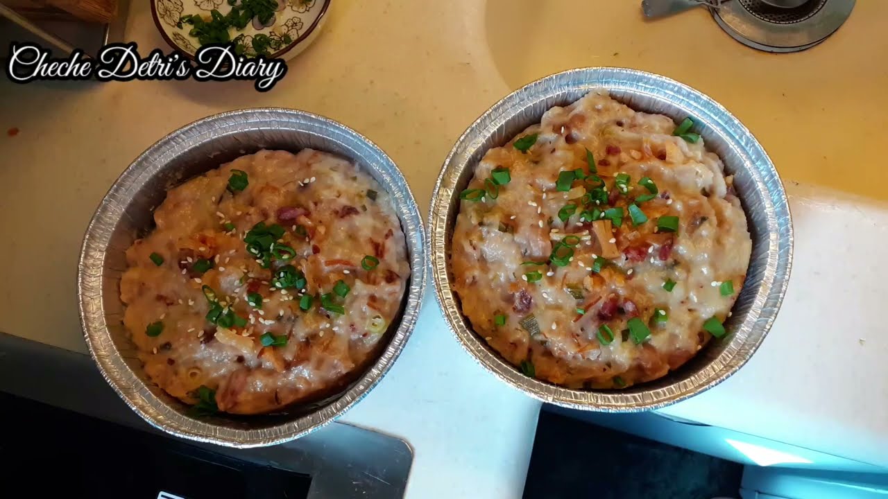 HOW TO MAKE TURNIP CAKE # Lopako # Chinese New Year
