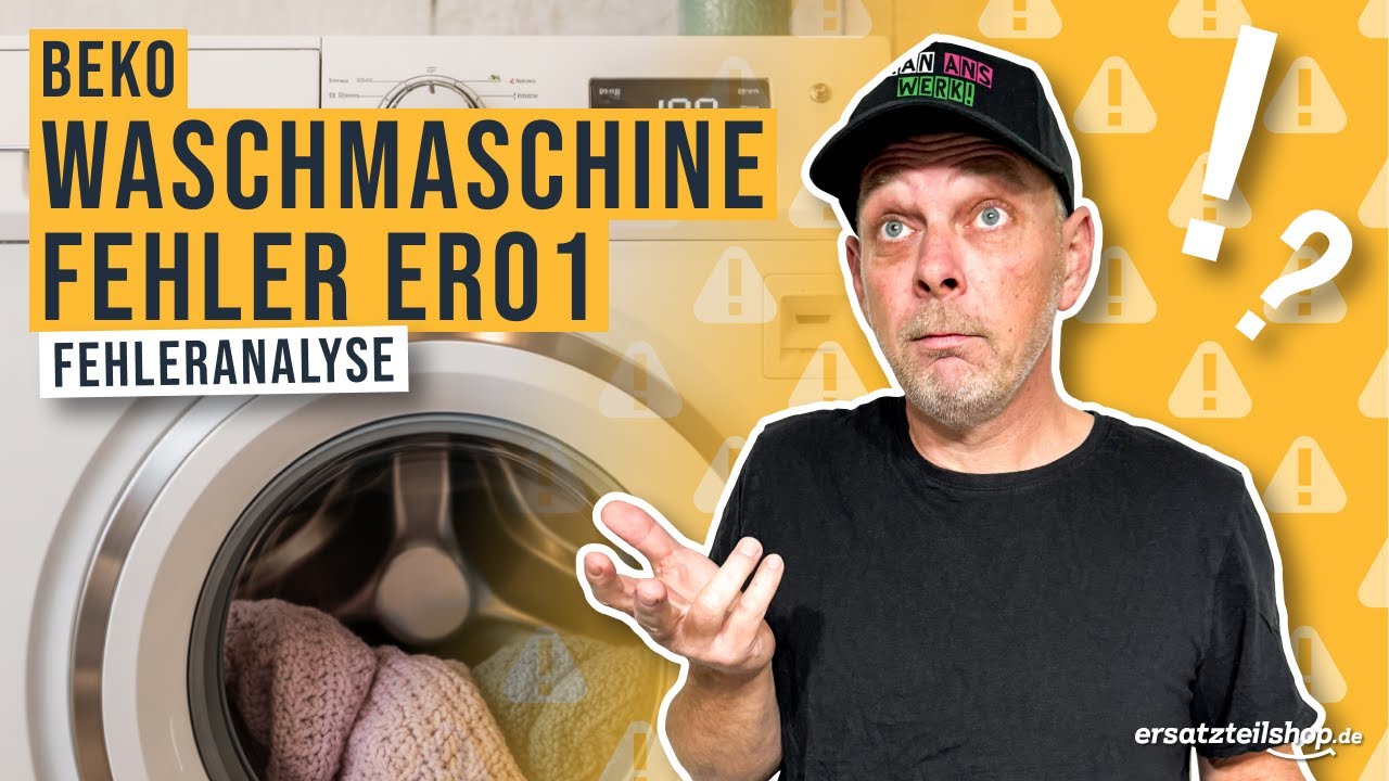 Deine Beko Waschmaschine zeigt Fehler ER01? Jetzt selber l&ouml;sen!