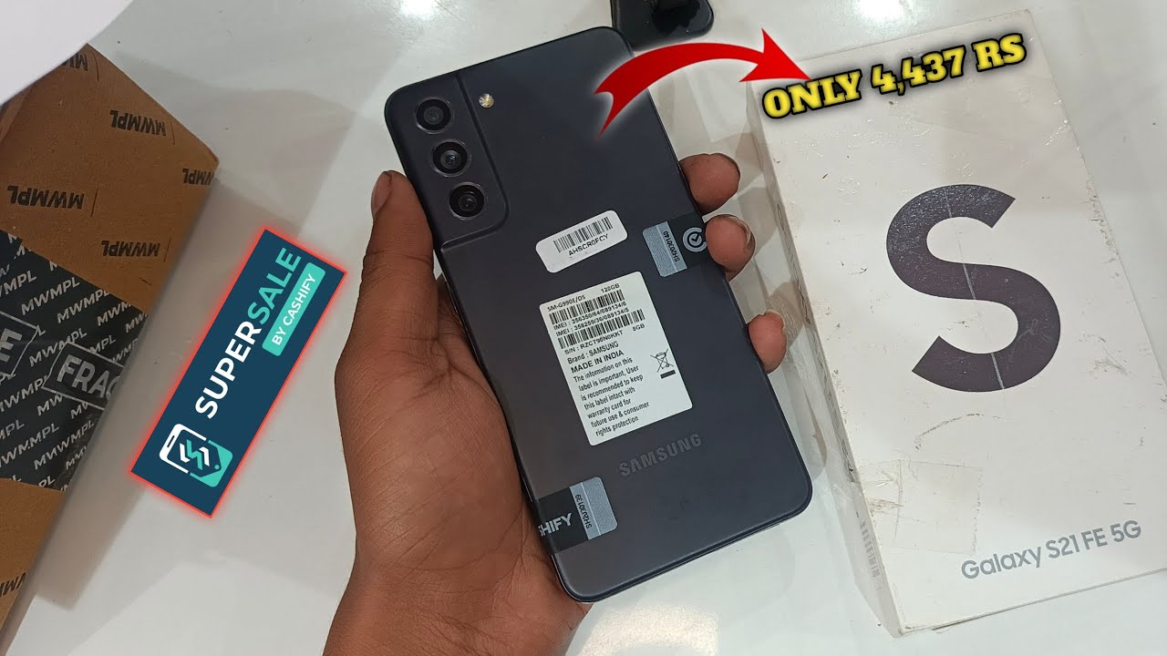 Samsung Galaxy S21 FE From Cashify ₹4,500 😱🔥