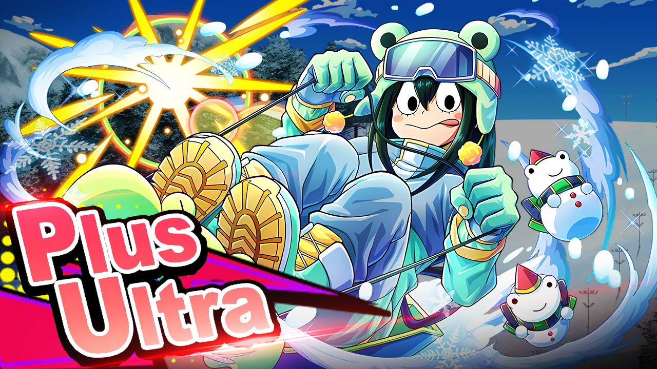 WINTER SEASONAL TSU! UR STR [Fluttering Snow] Tsuyu Asui Unique Animations! (My Hero Ultra Impact)