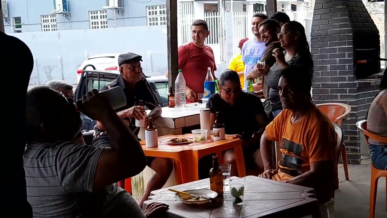 Caranguejo do brega ao vivo no aniversário do Edson do bar 