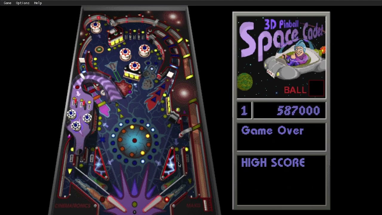 i play 3D Pinball