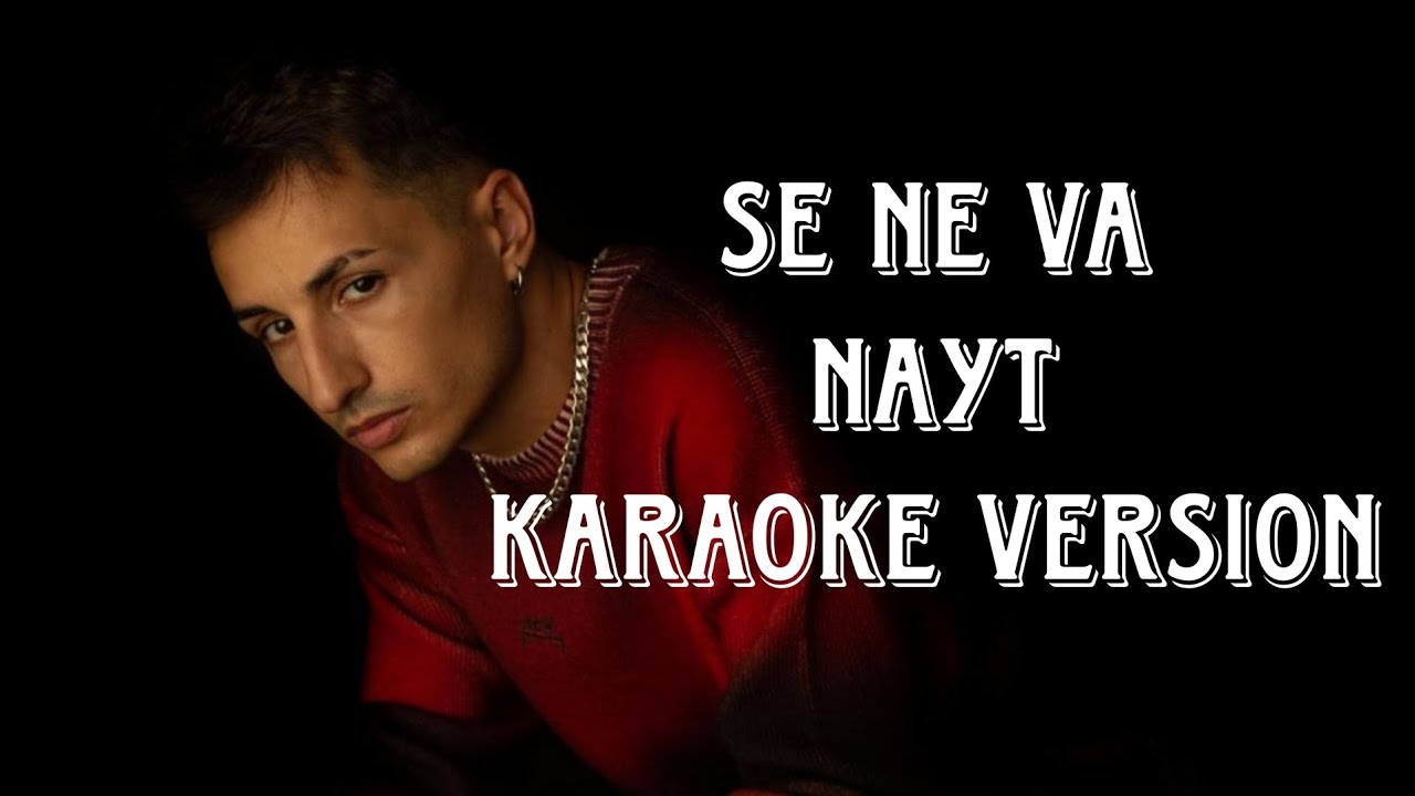 Nayt - Se ne va (Karaoke version)