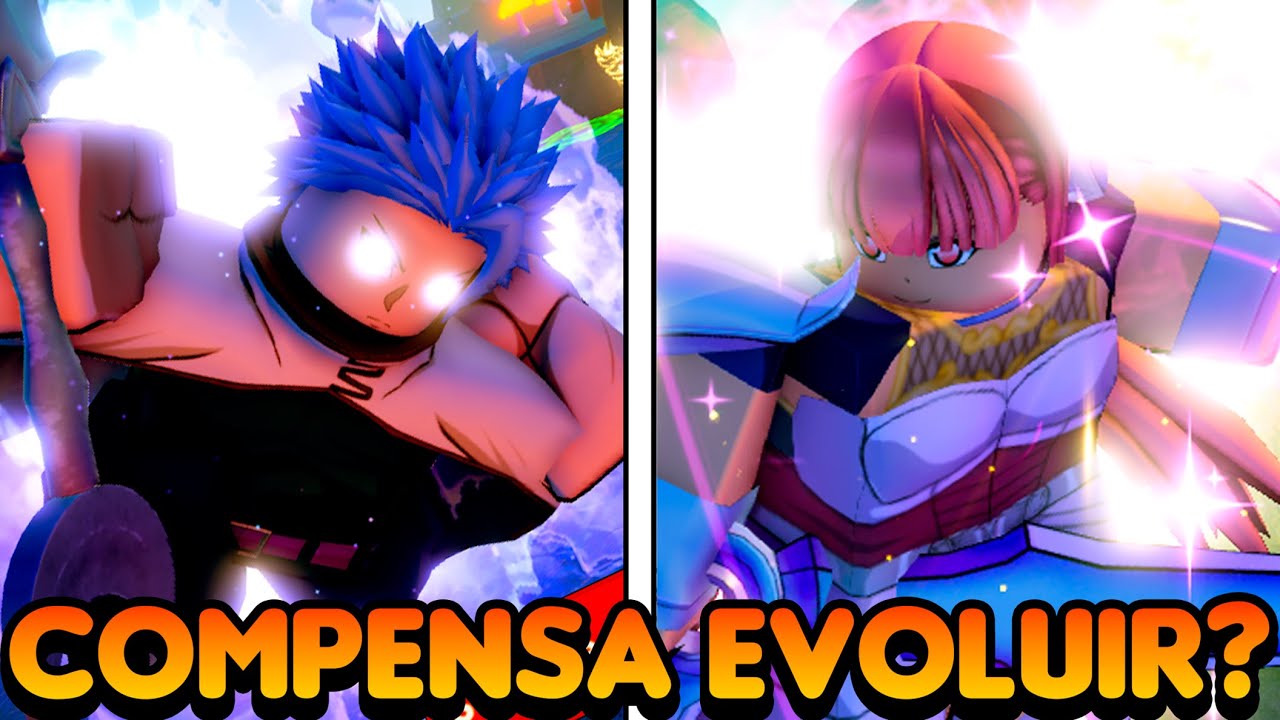QUAL O MELHOR? TESTEI E EVOLUI OS PERSONAGENS DE PASSE DA UPDATE DO ANIME ADVENTURES NO ROBLOX