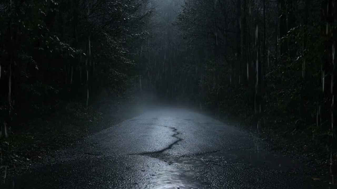Peaceful Night Rain Ambience | Soothing ASMR Rain Sounds for Sleep