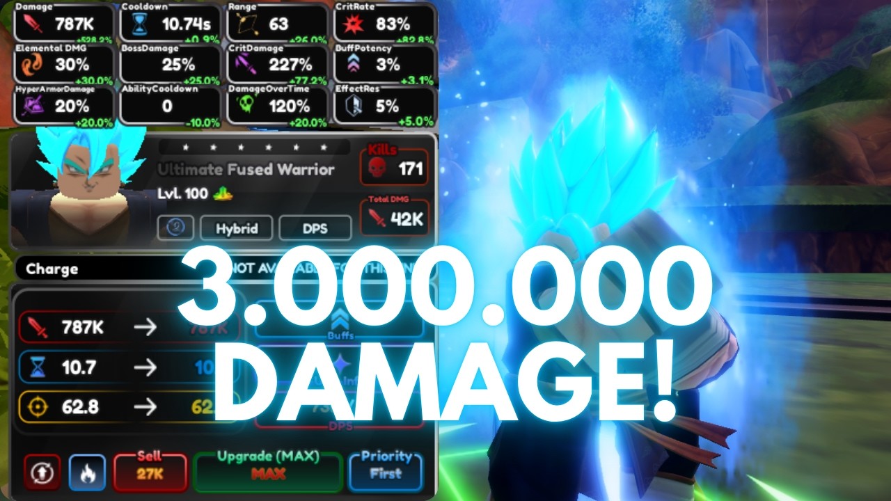 THIS UNIT IS A MUST BUILD, VEGITO BUILD In Universal Tower Defense X