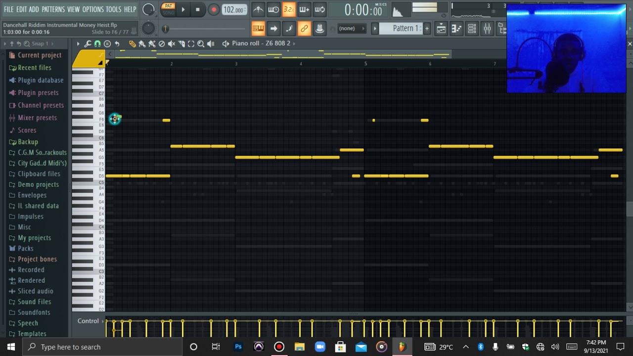 How i make piano dancehall beats | Dancehall Beat Tutorial 2021