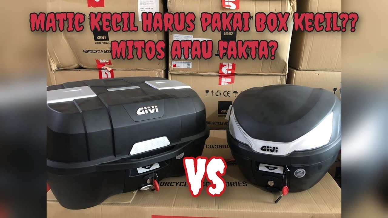 Review Box Merk Givi yang cocok untuk motor Matic || Yamaha Mio Gear || E25 B27 E33 E23 E340 E43