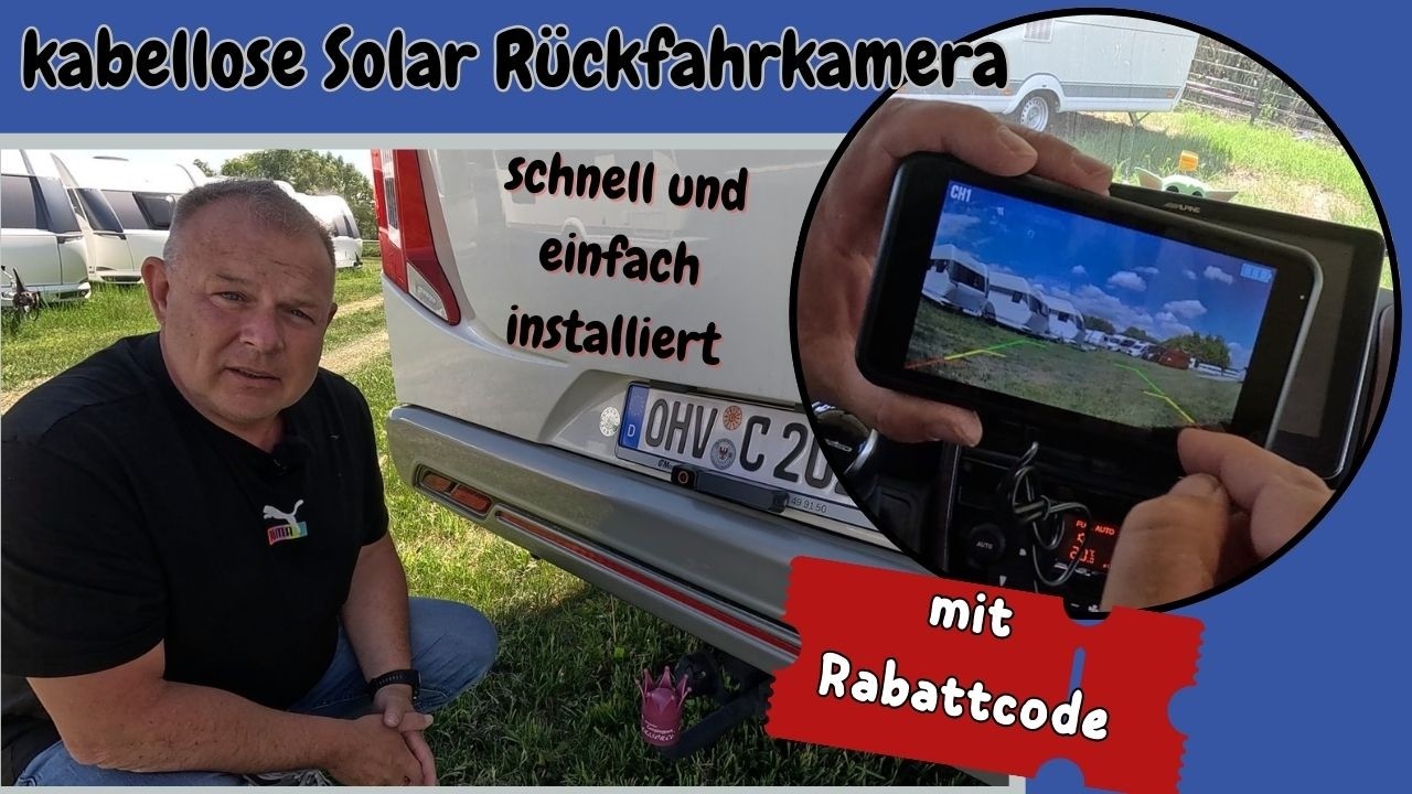 AUTO-VOX SOLAR 3A PLUS * kabellose Rückfahrkamera für Wohnmobil, Wohnwagen, Kastenwagen und PKW!