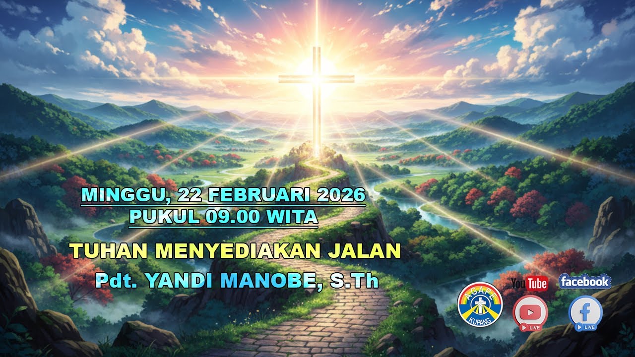 KEBAKTIAN UMUM, MINGGU 22 FEBRUARI 2026 : TUHAN MENYEDIAKAN JALAN