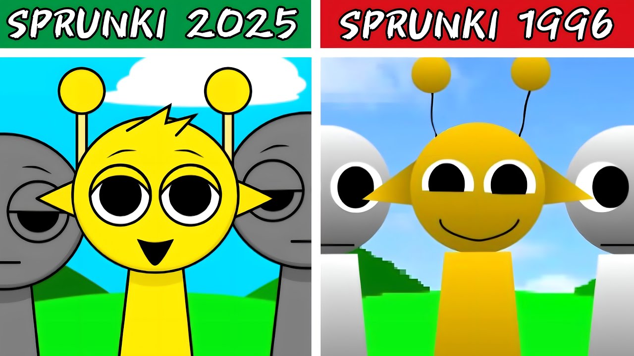 Sprunki 2025 vs Sprunki 1996 | Incredibox Sprunki