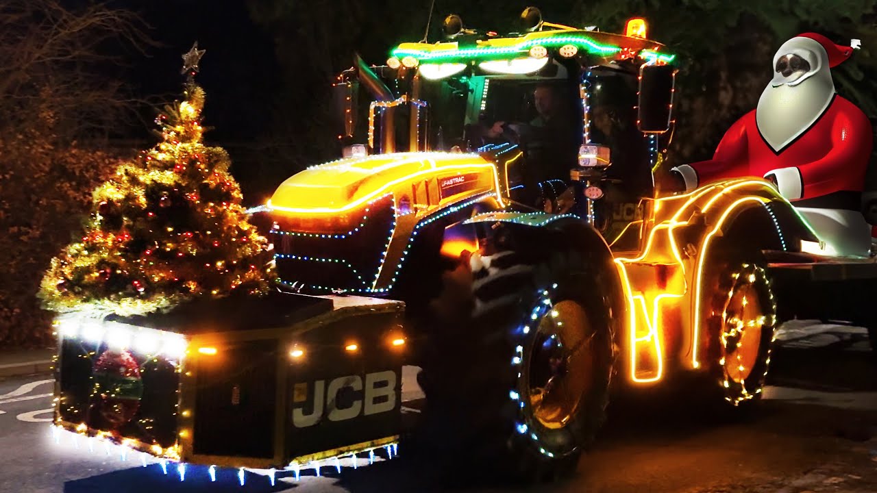 Рождественское Шоу Тракторов – Парад Огней🎄🚜