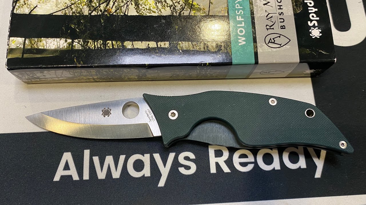 Редкий Spyderco Wolfspyder из стали S30V!! Полный обзор!!