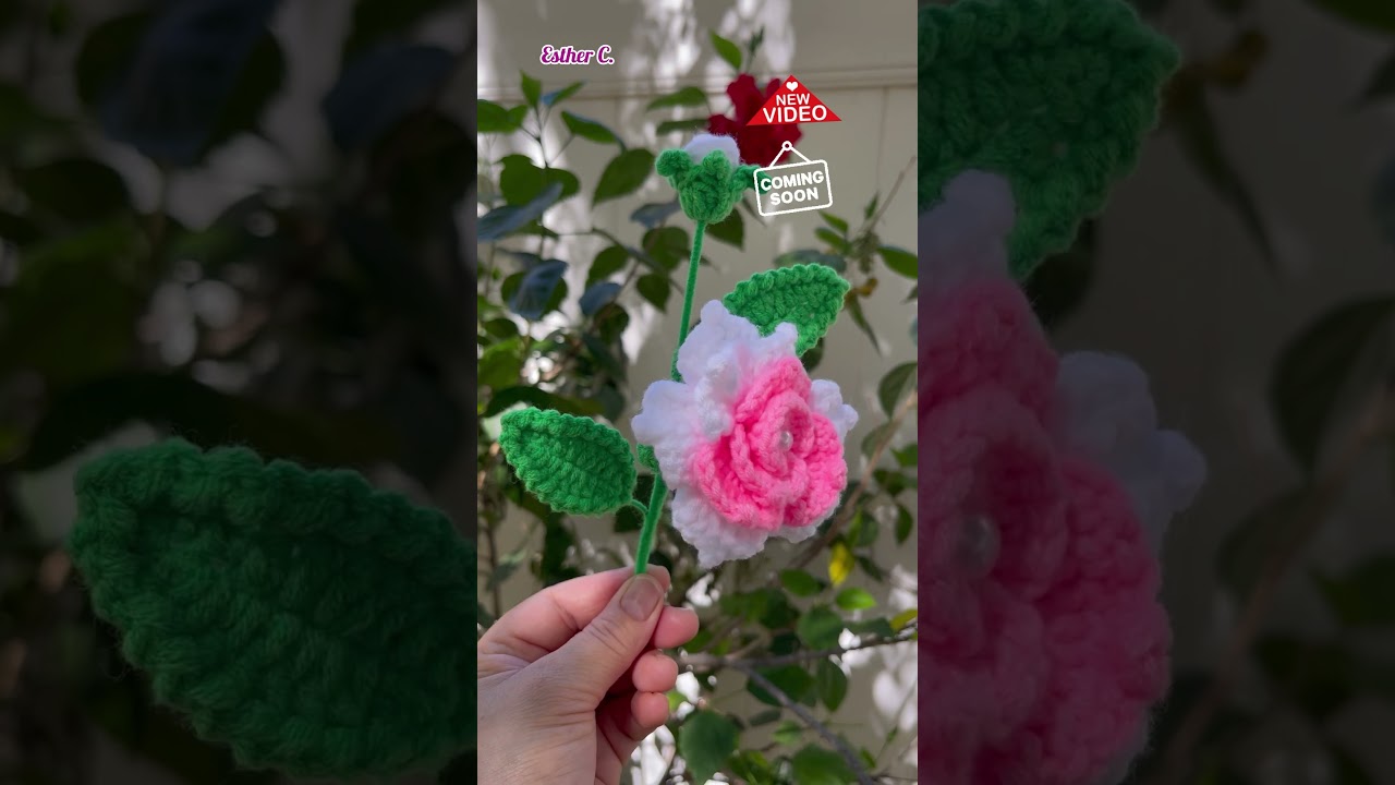 Rosas a Crochet #diy #floresacrochet #diycrochet #flowers